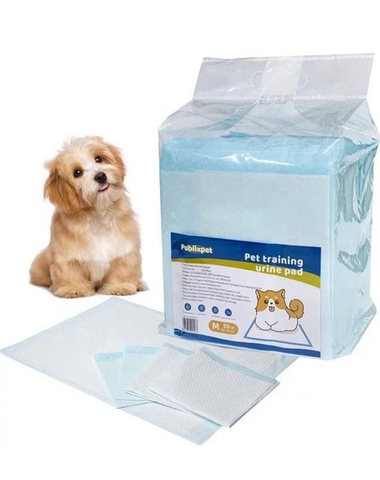 Publixpet Training Pee Pads, Puppy Pads, Pee Pads for Dogs; Leak Proof, Highly Absorbent, Disposable